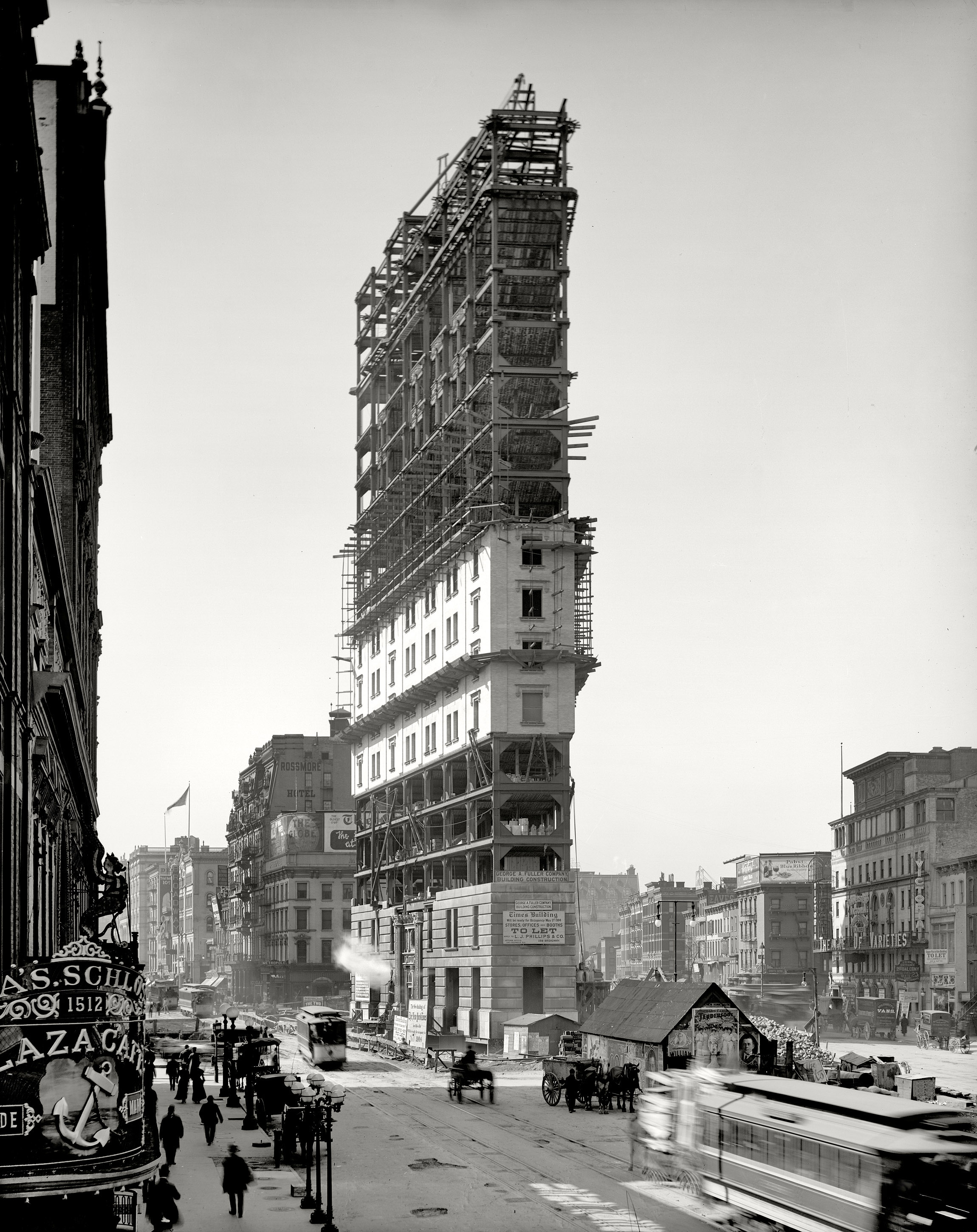 Times Square under construction 1903