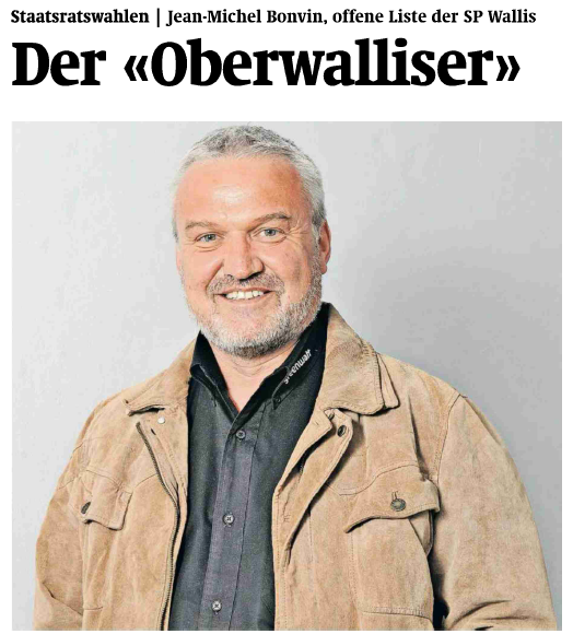 Jean-Michel Bonvin, un "Oberwalliser"